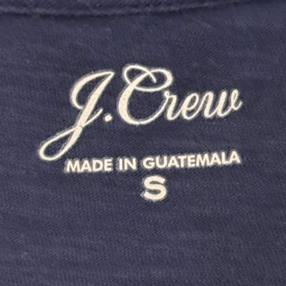J.Crew Chocoholic Graphic Tee Navy Cotton Short Sleeve Size S - Picture 4 of 6